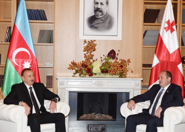 İlham Əliyev: `Bizim üçün Gürcüstan çox yaxın ölkədir` (FOTOLAR)